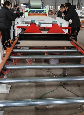 异000523型彩瓦贴OT膜复机 PUR热熔胶贴膜P钢机 防火皮贴片合机