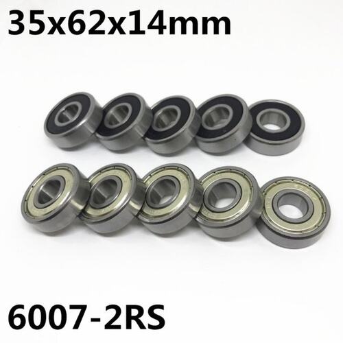 现货10pcs High quality 6007-2RS Bball bearing 35x62x14 mm de