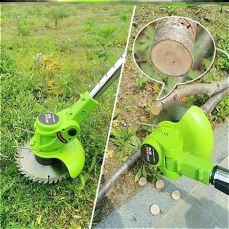 速发充电式农用多地能小n功除草机电动锄f型松土锄头t机开a荒开沟