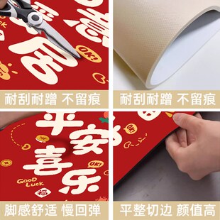 入户门内地垫玄关进门防滑脚垫简约可擦洗门垫防尘地毯防水可定制