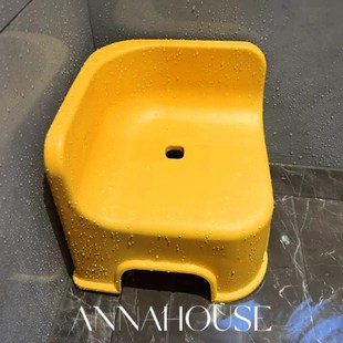 浴室凳子洗澡凳防滑成人儿童塑料椅子角落叠放淋浴卫生间矮凳