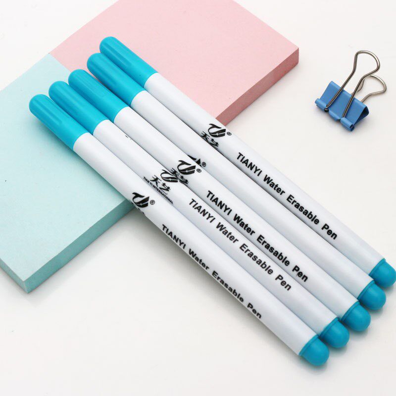 3/6PCS White Water Soluble Marker Pen Fabric Marking 6Water