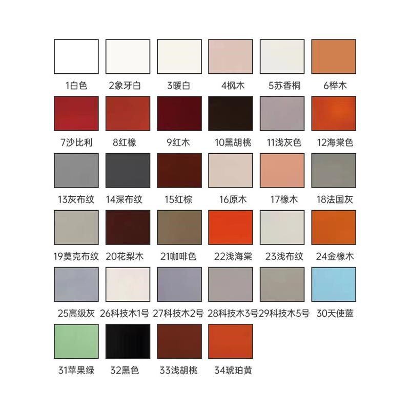 自喷漆家具水性木器漆木门柜子地板旧翻改色油漆木纹漆胡桃木白色