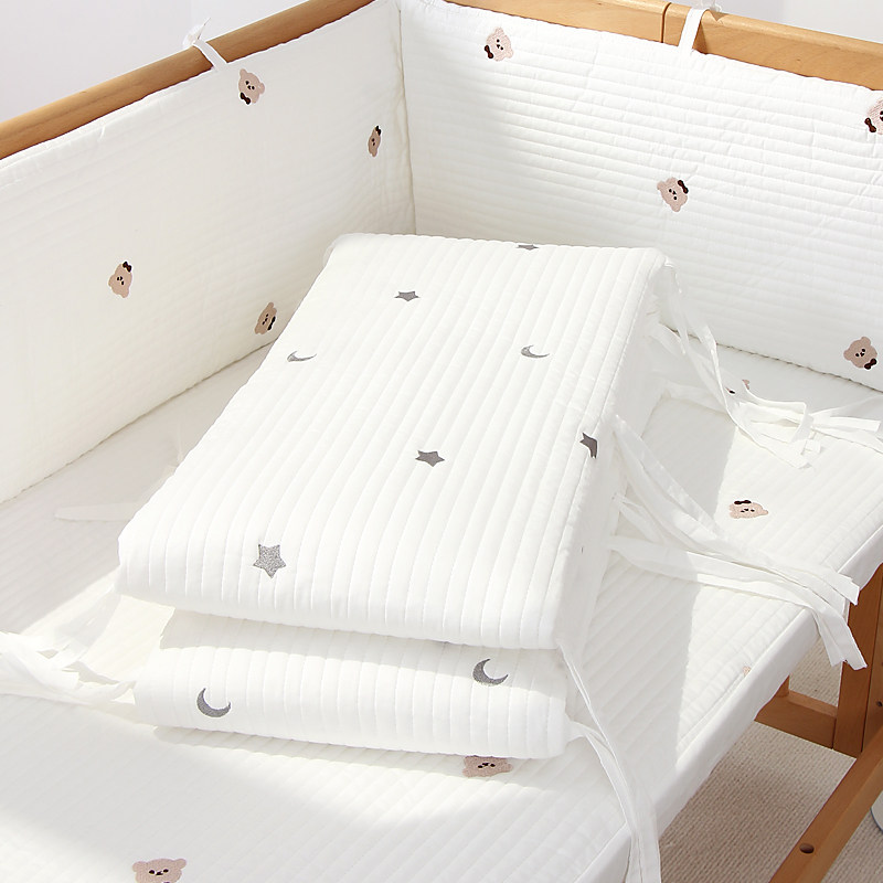 婴儿床床围软包防撞可拆洗一片式三面加高儿童拼接床围栏挡布,婴童用品,床围/床靠,淘宝优惠券,粉丝福利购,淘宝优惠卷