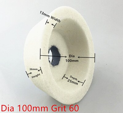 *1pcs -shaped Dia70/100/125mm White corundum grinding wheel