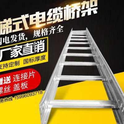 厂促梯式电缆桥架镀锌防火喷塑热镀锌梯形线槽不锈钢铝合金200 品