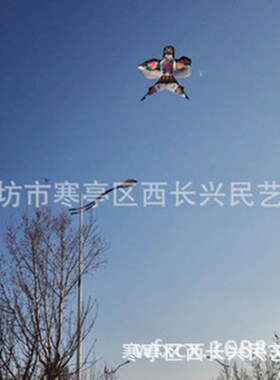 潍坊传统沙燕风筝 钻天燕硬翅类好飞一体沙燕风筝好飞送线板