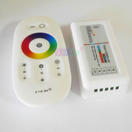 2.4G Touch Screen LED RGB RGBW Controller Wireless DC12-24V