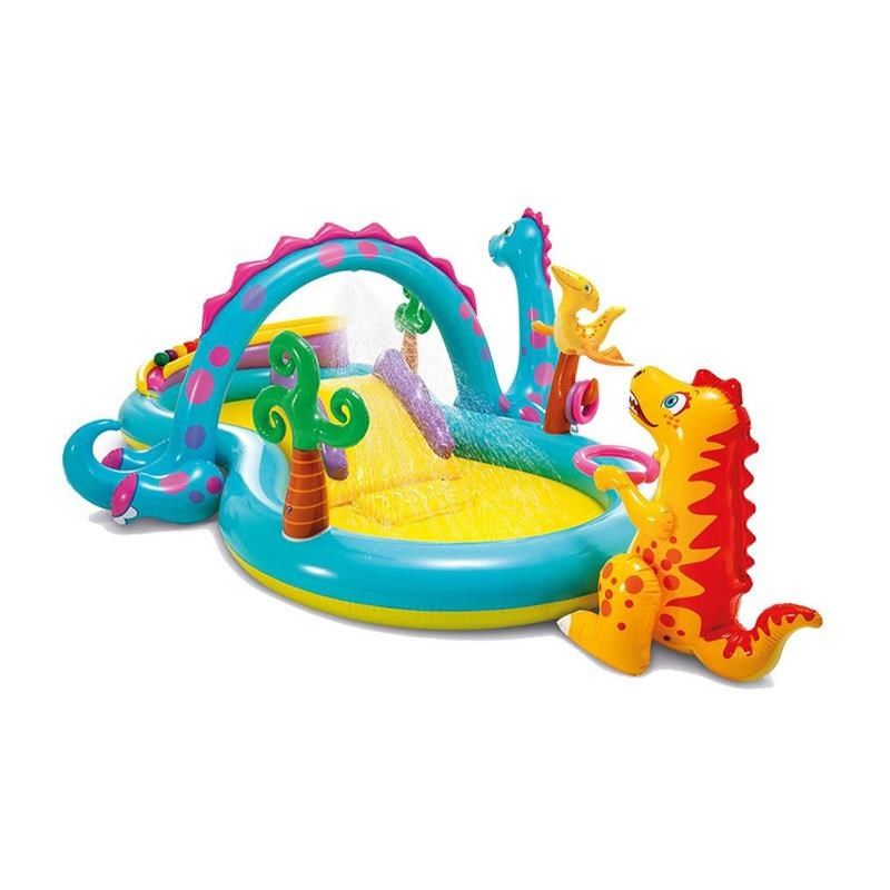 儿童喷水池充气游泳池家用室外戏水池带滑梯婴儿宝宝小孩泳池玩具