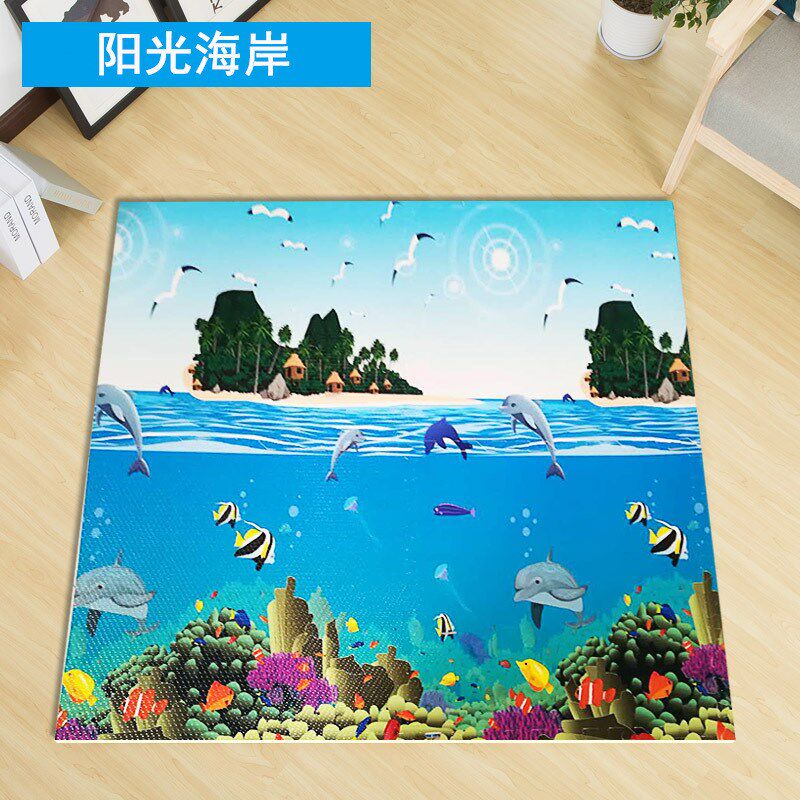 小众高货泡沫地垫拼接一整张儿童家用拼图可坐地板垫加厚婴儿爬行