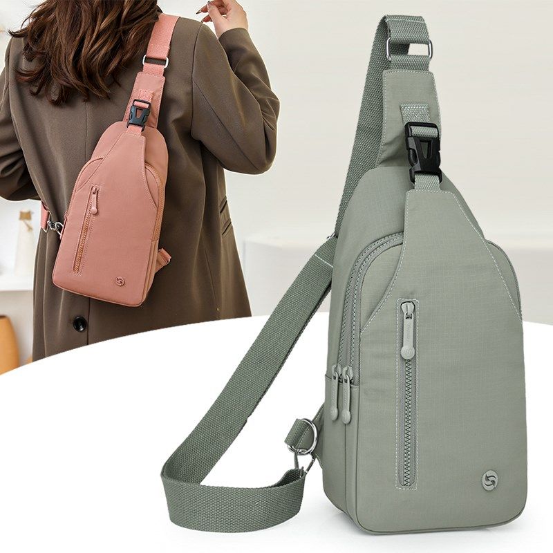 新款胸包休闲运动旅行通勤挎包男女大容量单肩斜挎小背包简约百搭,箱包皮具/热销女包/男包,胸包,淘宝优惠券,粉丝福利购,淘宝优惠卷