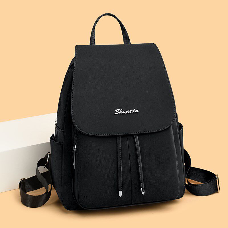 双肩包女2024新款潮时尚牛津布大容量旅行背包女士休闲轻便帆布包