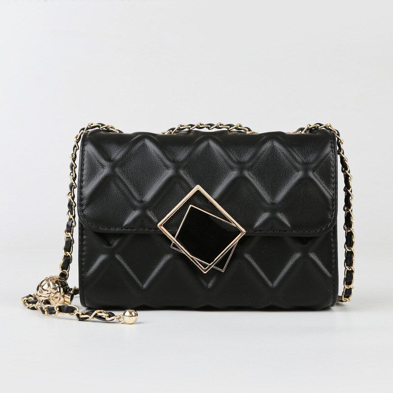 小众包包女士2024新款秋冬时尚百搭女款单肩斜挎包链条小包