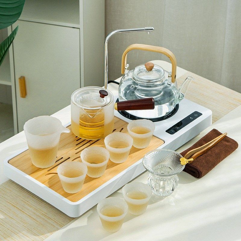 茶具套装全自动电陶炉煮茶器一体上水泡茶小型整套玻璃壶家用,标准件/零部件/工业耗材,车间地垫,淘宝优惠券,粉丝福利购,淘宝优惠卷