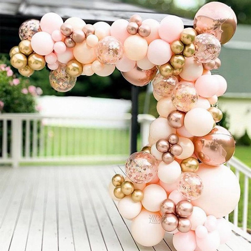 Pink Balloon Arch Kit Balloon Garland Bow Balloons Wedding d