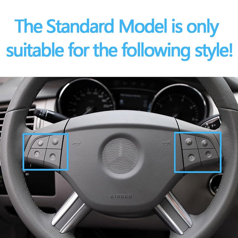 Car Multi-function Steering Wheel Buttons Kit Phone Control
