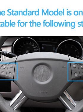 Car Multi-function Steering Wheel Buttons Kit Phone Control