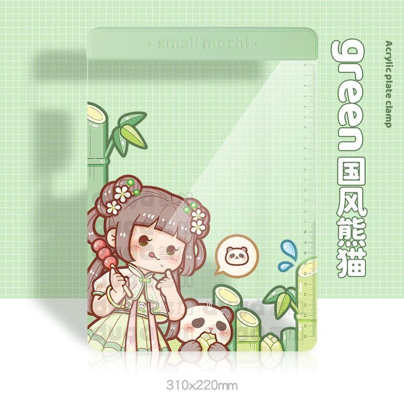小麻薯a4竖垫板纸文件夹板夹资料夹多功能纸小麻薯亚克力夹板