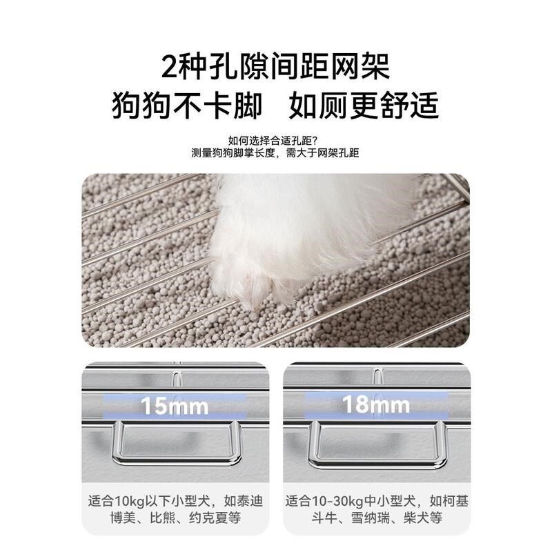 狗狗厕所中小型犬大小便宠物尿尿盆便盆不锈钢训练狗砂盆