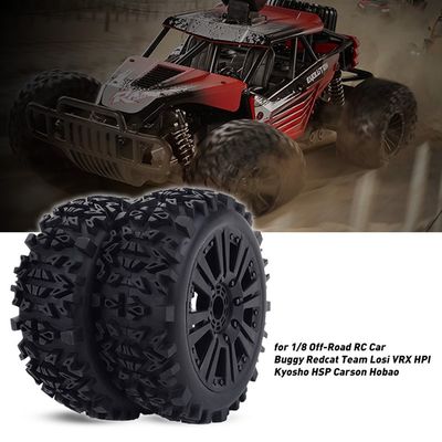 推荐17mm Hub Wheel Rim & Tires Tyre For 1/8 Off-Road RC Car