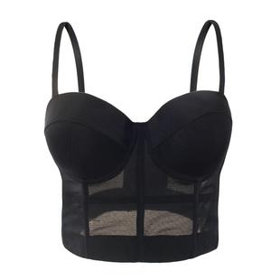 Mesh Clu Corset Night Bra Push Bustier Women 推荐 Bralet