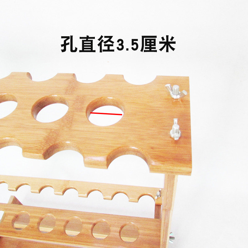 鱼竿展示架实木竹制渔具店手竿支架子立式多功能鱼杆收纳架家用