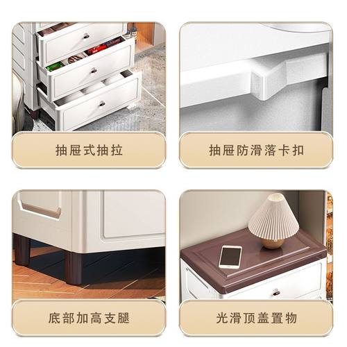 60-120CM宽超大加厚抽屉式收纳柜子置物柜家用塑料五斗柜收纳柜