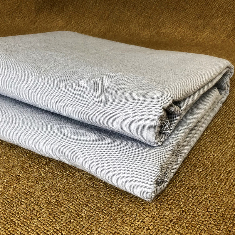 加密加厚精梳全棉纯灰色粗布床单大炕定做老布麻被单单件,床上用品,床单,淘宝优惠券,粉丝福利购,淘宝优惠卷
