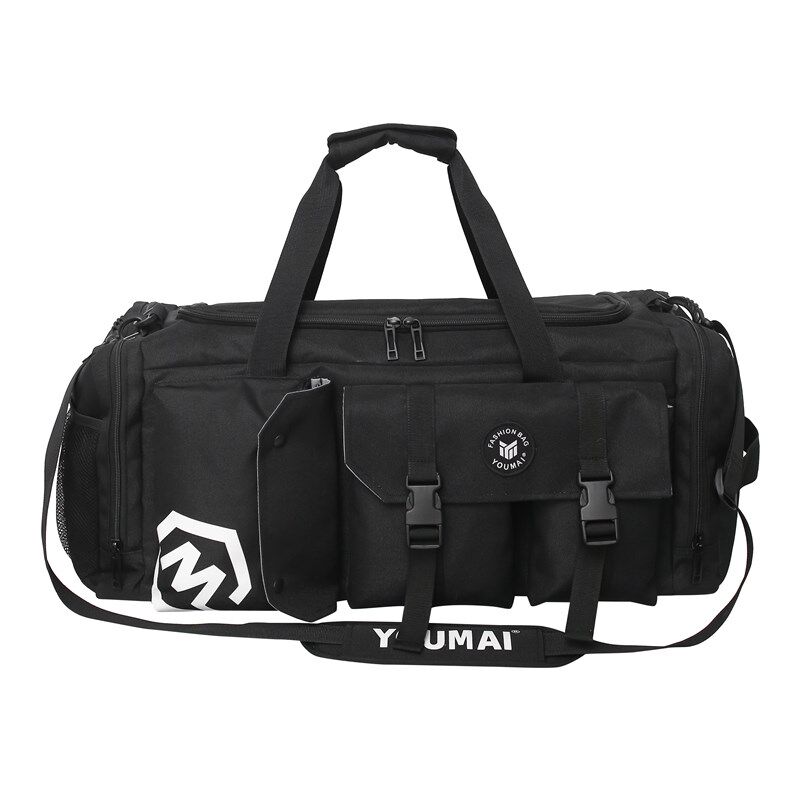 旅行包男款大容量双肩包背包多功能斜挎包手提行李包干湿分离健身