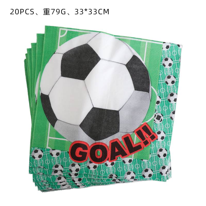 10People Green Football ThemeA Kids Birthday Party Favor Soc