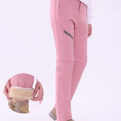 户外可拆卸冲锋裤男女冬加绒加厚防水防风防寒抓绒软壳保暖滑雪裤