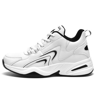 秋季内增高男鞋6cm8cm10cm隐形增高鞋男透气韩版百搭休闲运动鞋潮