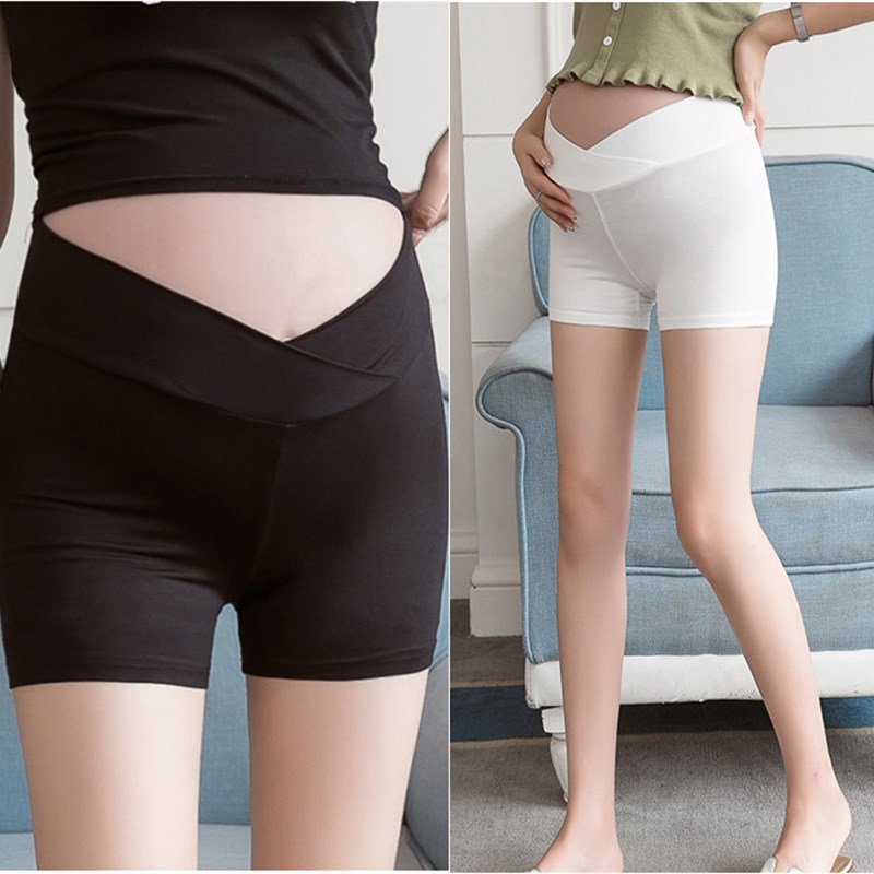 孕妇打底裤夏季薄款低腰安全裤怀孕期短裤防走光裤子孕妇装夏装