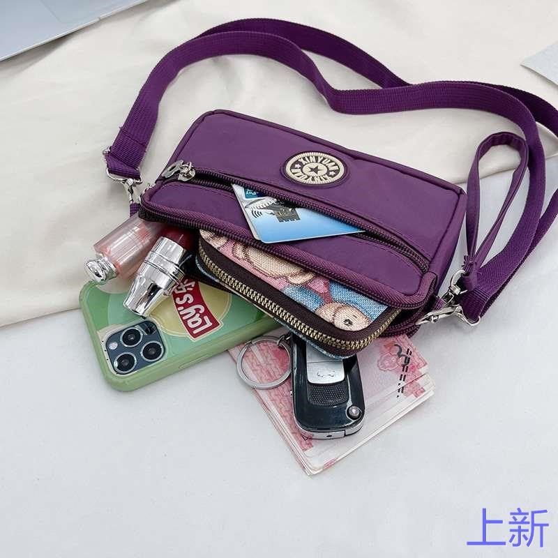 手机包女包新款斜挎包单肩包尼龙防水帆布布小包包轻便零钱新款