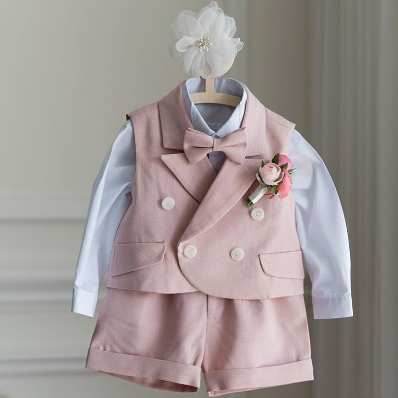 男童礼服燕尾马甲套装儿童西装春C秋帅气花童宝宝生日周岁小西服