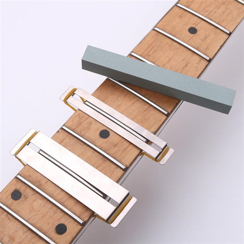 Guitar Fret Wire Sanding Stone Protector Kit  Plate Radian P