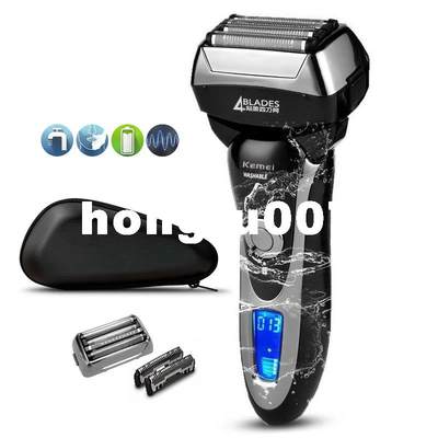 n's erofpssiojnaa 4 blade shaver rechlrgeable electric sh