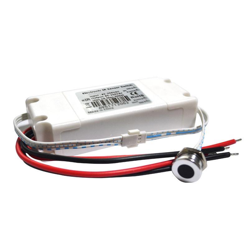 220V高压500瓦手扫感应开关红外暗装触摸智能传感器吊柜衣柜模块