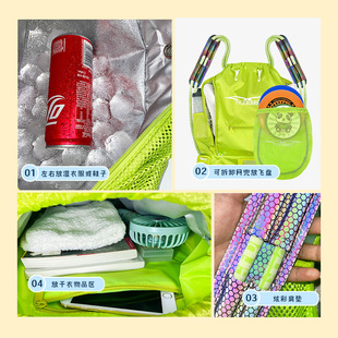 飞盘运动包户外成人儿童运动装备包飞盘游戏亲子运动背包多功能包