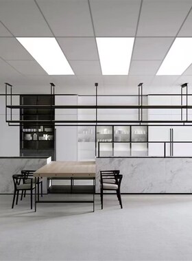 ll集成吊顶600x1200rled平板灯30x120铝扣板石膏板嵌入式天花面板