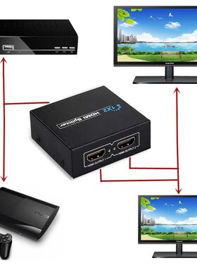 4K 1080P HDMI Splitter 1*2 with 3D CEC HDCP1.3 for HDTV/DVD