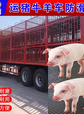 猪牛运输车防滑橡胶垫铺货车小卡车防滑减震胶垫养殖场铺地板胶垫