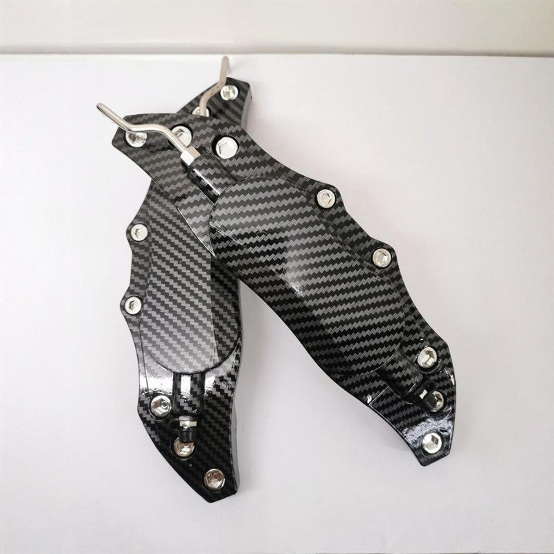 汽车改装金属刹车卡钳罩改装轮毂刹车盖 立体车轮碳纤卡钳套通用