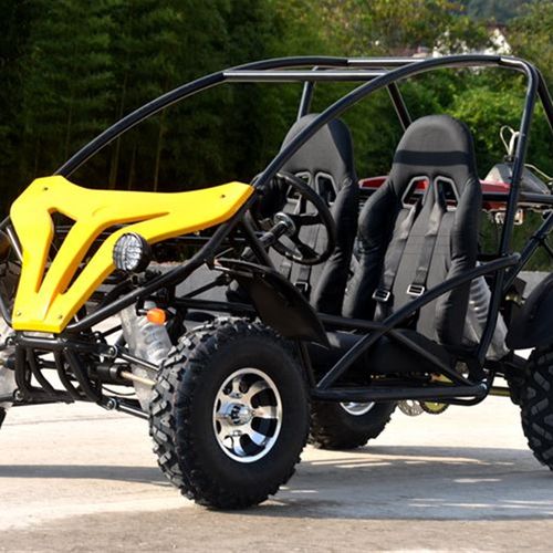 四驱沙滩车双人卡丁车成人汽油四轮单人儿童电动越野摩托车全地形