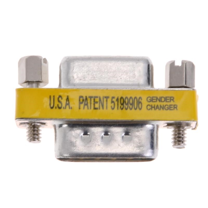 Adapter Converter 9Pin DB9 Male to 9Pin DB9 Female Converter