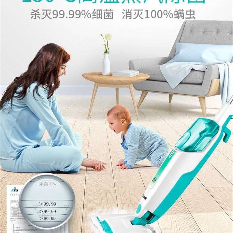 自动换水拖把地板神器一净刮洗机吸体蒸汽电动家用污分离旋转新款