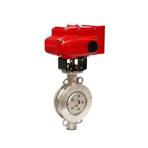 电动不锈钢304316对夹式硬密封蝶阀D973H-16P 220V DN100 150 200