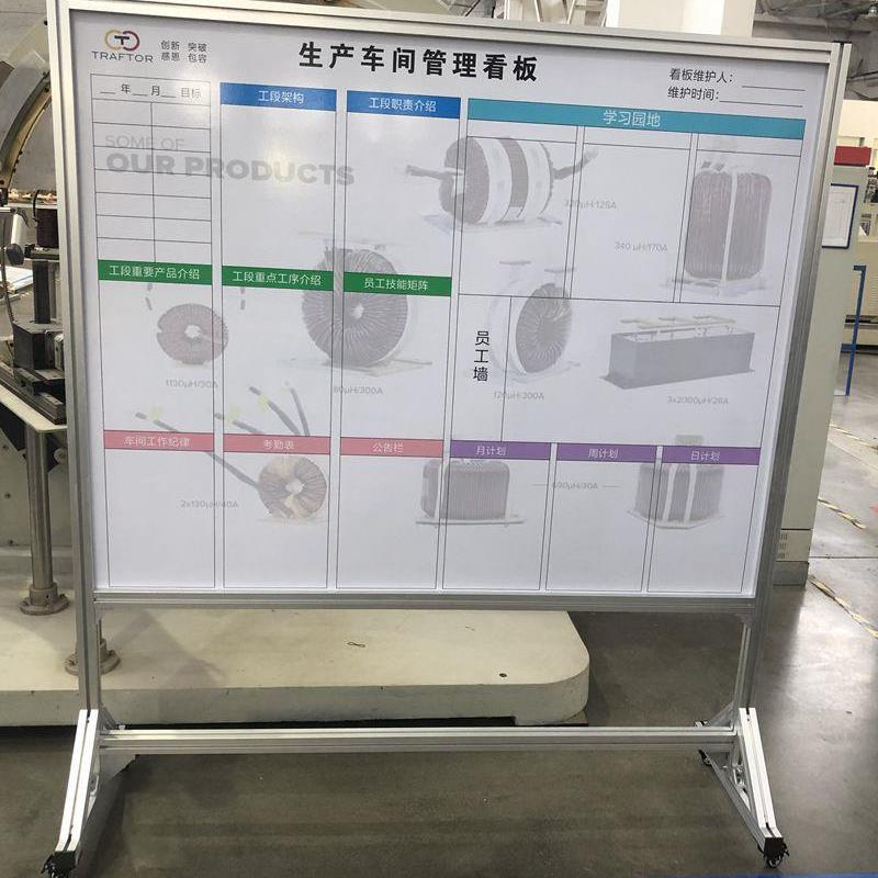 工厂车间管理看板 定制质量目视化F展板 计划看板架 磁性安全 商业/办公家具 数码展架 原图主图