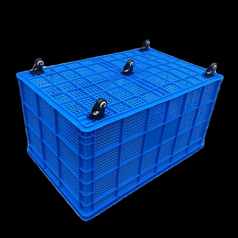 塑料周转筐带轮子大号服装快递框加厚胶框长方形幼儿园积木收纳筐,收纳整理,收纳箱,淘宝优惠券,粉丝福利购,淘宝优惠卷