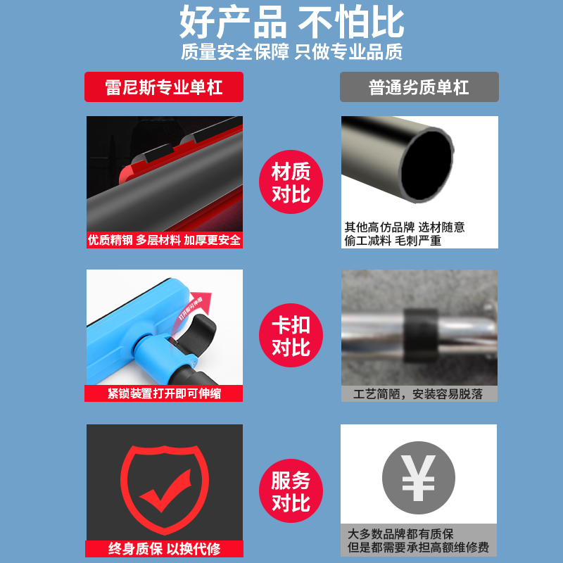 门上单杠家用室内儿童引体向上墙体免打孔吊杠小孩V拉伸健身器材